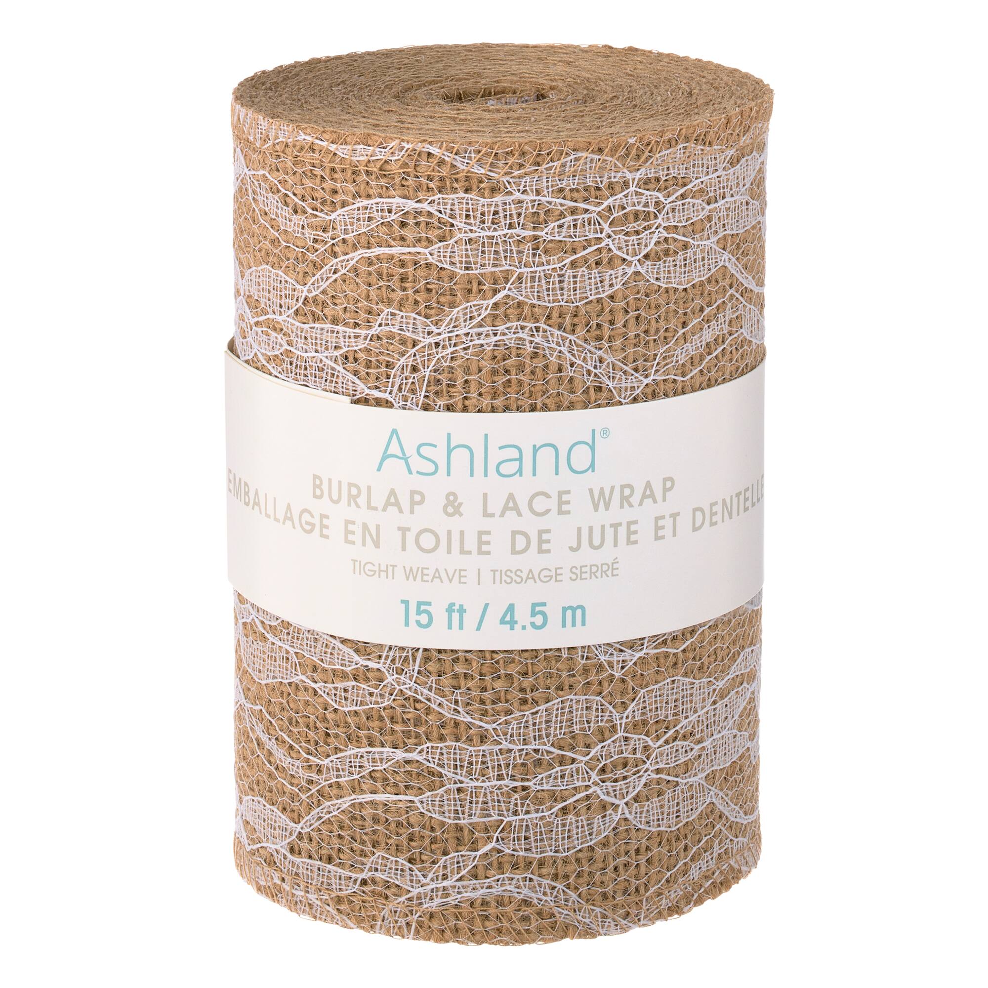 12 Pack: Burlap With Lace Overlay by Ashland®